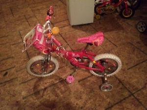 Girls Barbie bike