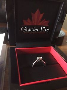 Glacier Fire Engagement Ring
