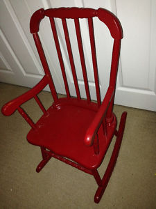Gorgeous Red Rocking Chair