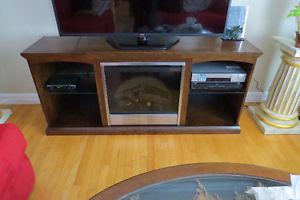 Great Condition - Tv Stand with working fireplace