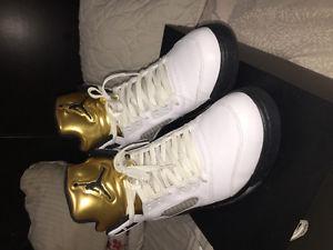 Jordan Gold Tongue 5 Retro