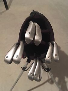 Juniors Goliath golf irons and bag