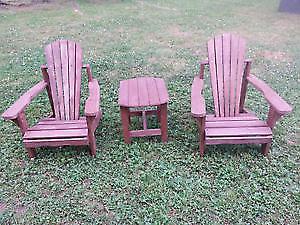 Kid's Wooden Chair Set for Sale!