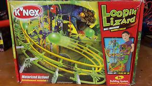 Kinex Loopin' Lizard Roller Coaster Building Set