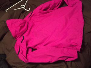 Ladies dark pink Columbia spring coat size m