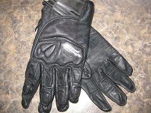 Ladies leather mototcycle gloves