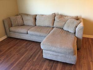 Large Comfortable Sectional With Hideabed