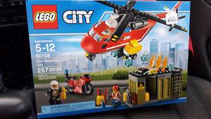 Lego fire and rescue helicipter