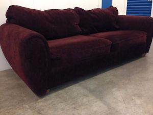 Maroon COUCH - Delivery
