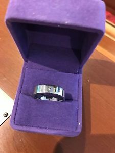 Men's size 10 stainless steel ring