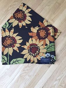 NEW Sunflower woven Placemats - set of 8