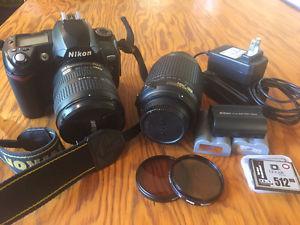 Nikon 2 lenses, D70 body + extras for less then cost of a