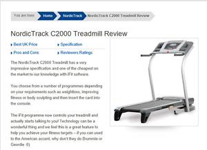 NordicTrack C Treadmill (Reduced)