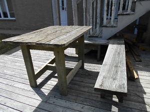 Outdoor Tables and benches