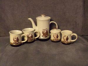 Owl Tea/Coffee set