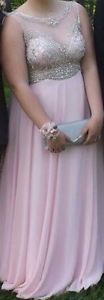 Pink Prom Dress Size 14