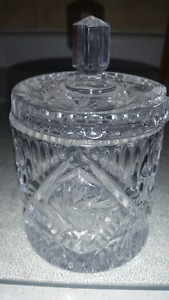 Pinwheel Crystal Sugar Bowl