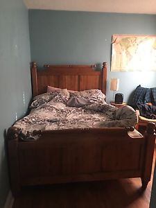 Queen size bed frame: need gone asap! 150 obo