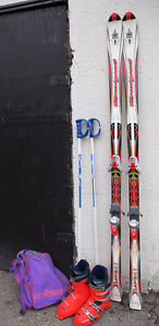 ROSSIGNOL Bandit Freeride Skis 198cm, Bindings, Boots, &