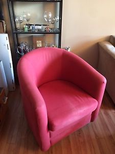 Red arm chair for sale