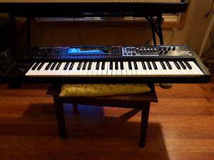 Roland Juno-gi polyphonic synthisizer and digital recorder