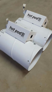 Set of 2 HPT TPI/Markel Hotpod Inline Duct Heaters