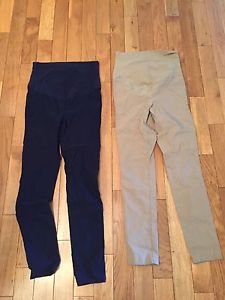Skinny dress pants - size small with full panel