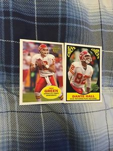  Topps 50 Years of Football Cards - T Green - D Hall