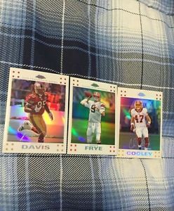  Topps Chrome White Refractors Cards - All #'ed to 699