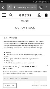 Treasured Guess Watch