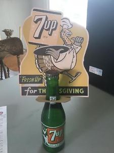 UP Soda Pop Thanksgiving & Botte Cardboard Sign