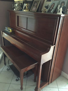 Upright player piano
