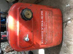 Vintage Chrysler Outboard Fuel Tank, 6 gallon