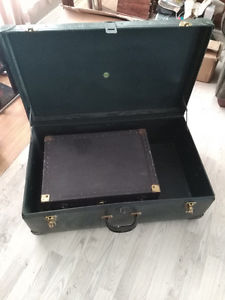 Vintage Suitcases.... Big one with small one inside.