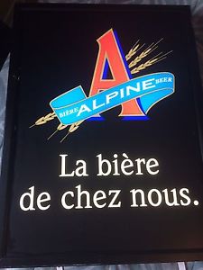 Wanted: Alpine light up sign