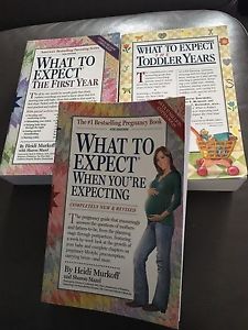What to expect x3 and baby's 1st year journal
