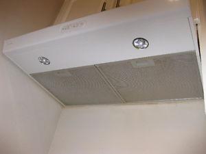 White Range Hood