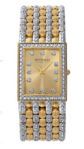 Wittnauer Men's two tone crystal watch