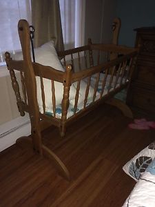 Wooden cradle