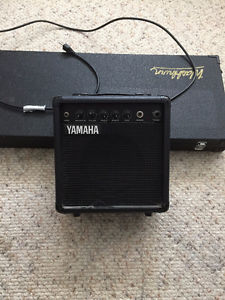 Yamaha Amp with Patch Chord