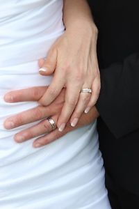 womens wedding ring set