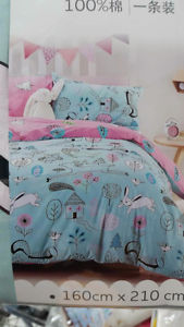 100% Cotton Children's Twin Bed Duvets For Sale