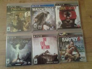 12 PS3 games for sale