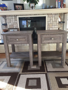 2 bedside tables
