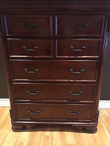 5 drawer chest solid wood