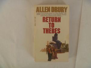 ALLEN DRURY - Return To Thebes -  Paperback