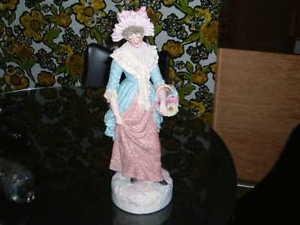 Antique Robinson and Leadbeater Porcelain Statue of Pastel