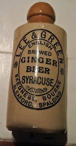 Antique ginger beer bottle