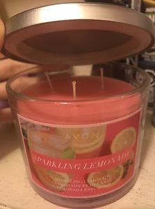 Avon Sparkling Lemonade 3 Wick Candle