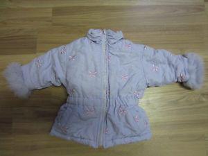 BABY GIRLS "BIG CHILL" JACKET - SIZE 12 MONTHS - LIKE NEW!